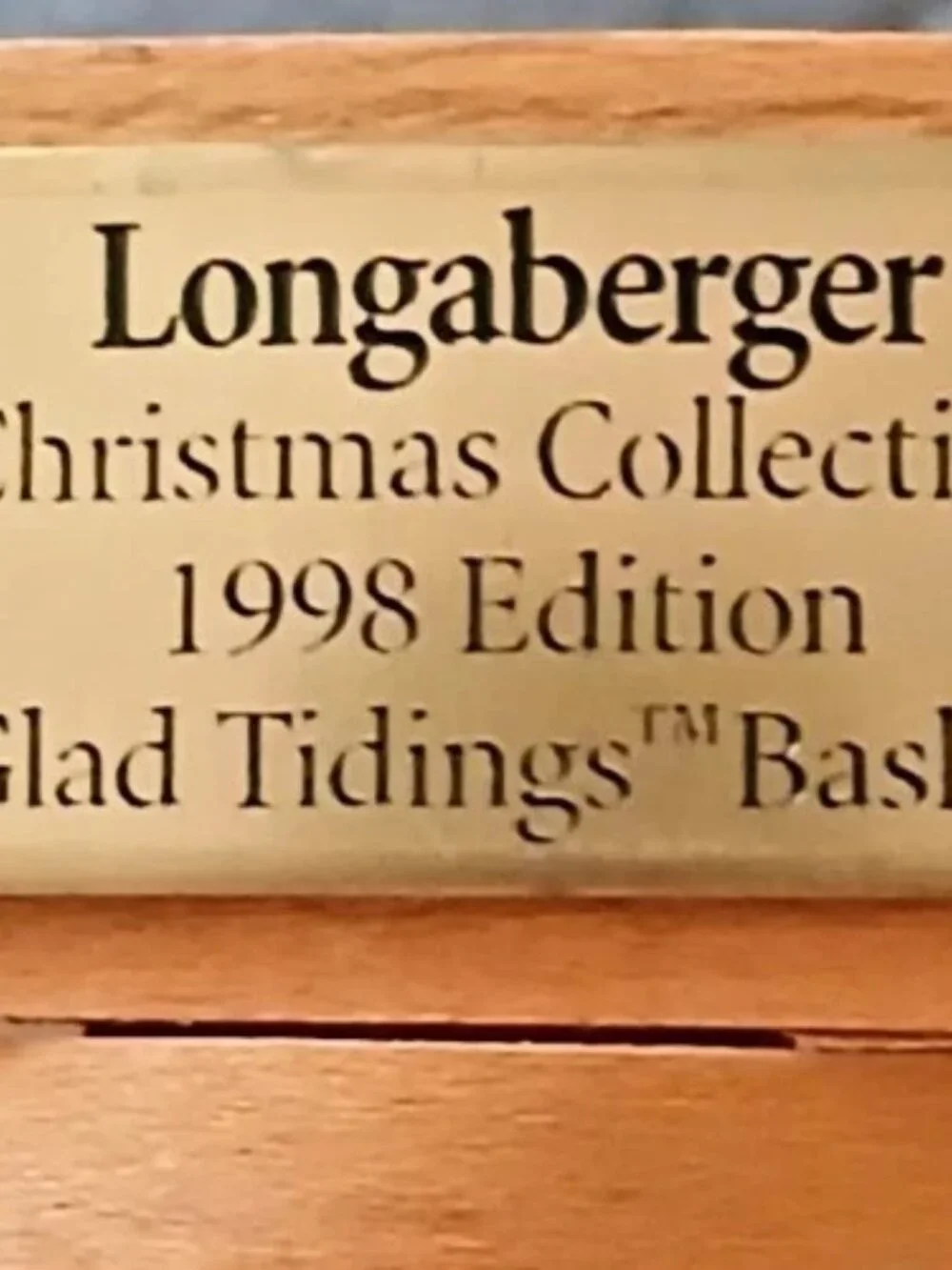 Longaberger this basket
